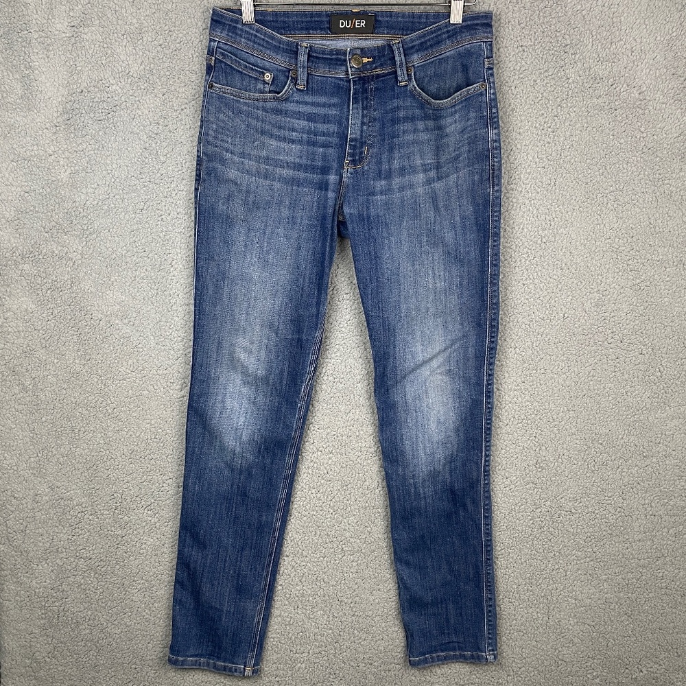 DUER L2X Slim Fit Jeans Mens 31x31 Meas. no size tag. Technical Denim Stretch